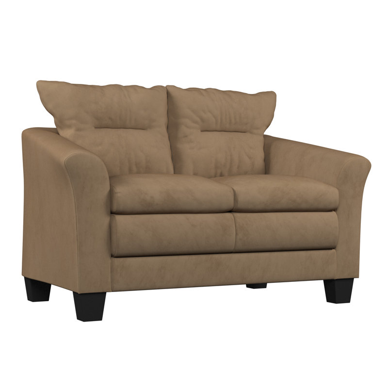 Minhal Upholstered 60'' Loveseat, Bulldozer Mocha