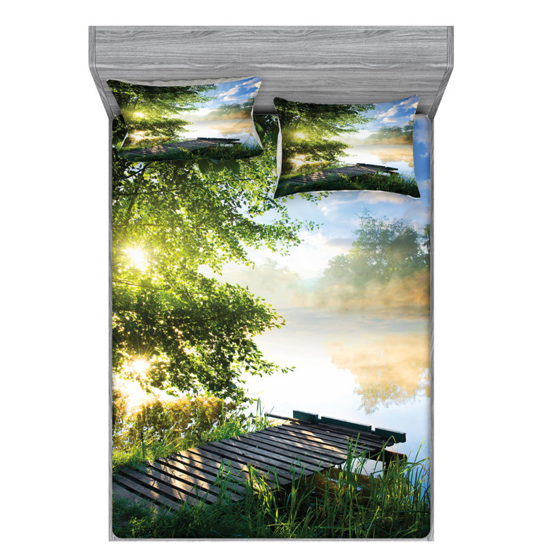 Microfiber Sheet Set, Full Sheet Set with Fitted Sheet