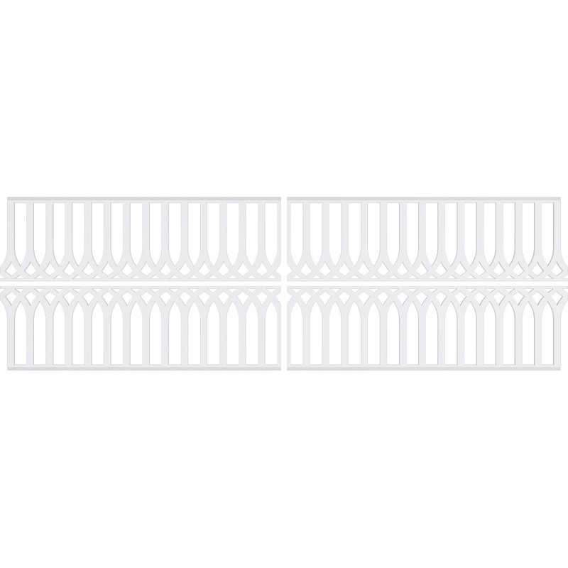 Panneau de lambris H 28 1/4 po x l 94 1/2 po x P 3/8 po