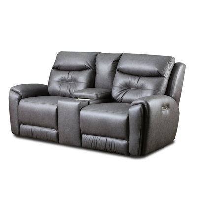 Canapé inclinable à accoudoirs arrondis 90 po