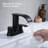 Widespread 2-handle Bathroom Faucet with Drain Assembly