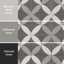 Twenties 8" x 8" Ceramic Patterned Wall & Floor Tile
