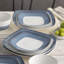 Service de table carré 12 pièces Noritake Colorscapes Layers, service pour 4-95985548