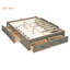 Lit plateforme double avec de grands tiroirs de rangement-735916633
