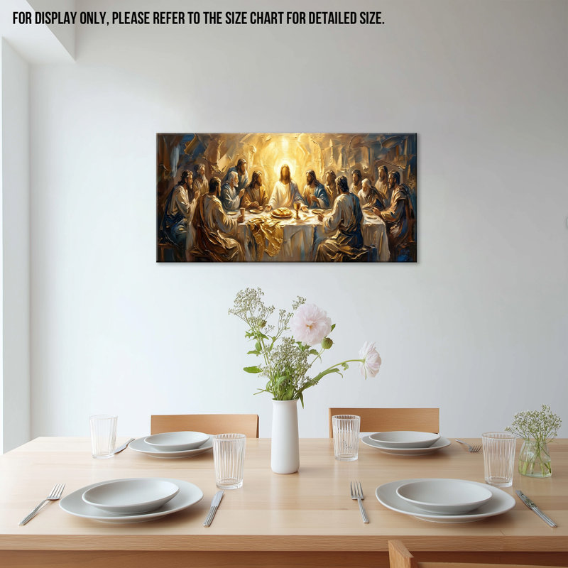 Reproduction d'art sur toile, Jésus, art mural biblique pour chalet