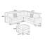 Canapé modulaire rembourré Living-1583129468