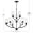 Celino Nine-Light Chandelier with Clear Glass-265313844