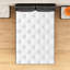Matelas en mousse viscoélastique imprégnée de gel avec ressorts ensachés Hestel-118542001-118542005