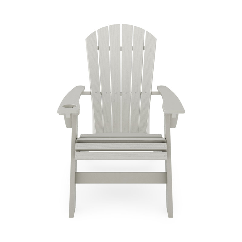 Chaise Adirondack - Bois d'œuvre robuste en polyéthylène haute densité pour la piscine (à l'exception de la table)
