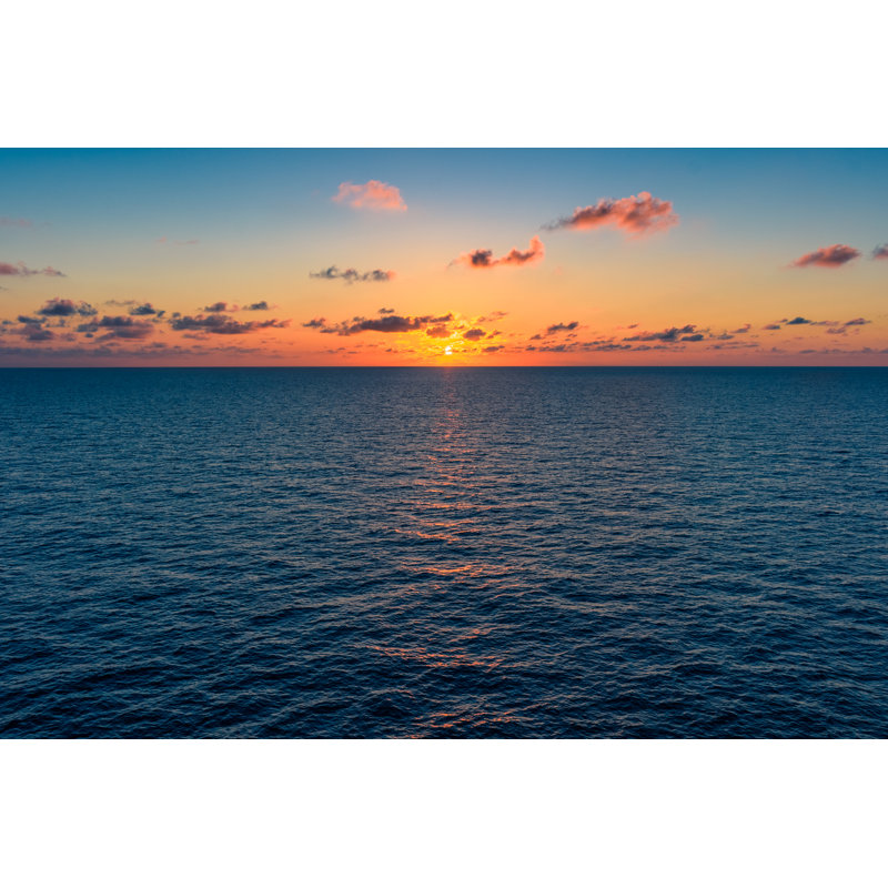 Sunrise Over The Gulf Of Mexico - Wrapped Canvas Print, 30cm H x 46cm W x 3.8cm D
