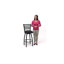 Tabouret tournant 32 "Lomonaco-33495676-94595983