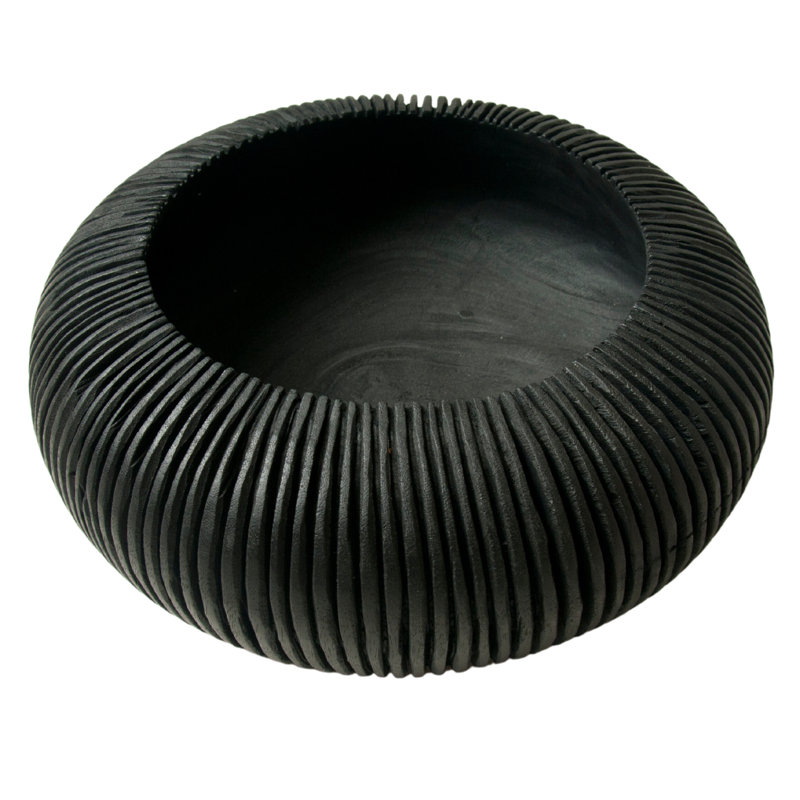 Freya Ribbed Bowl, 15cm H x 40cm W x 40cm D