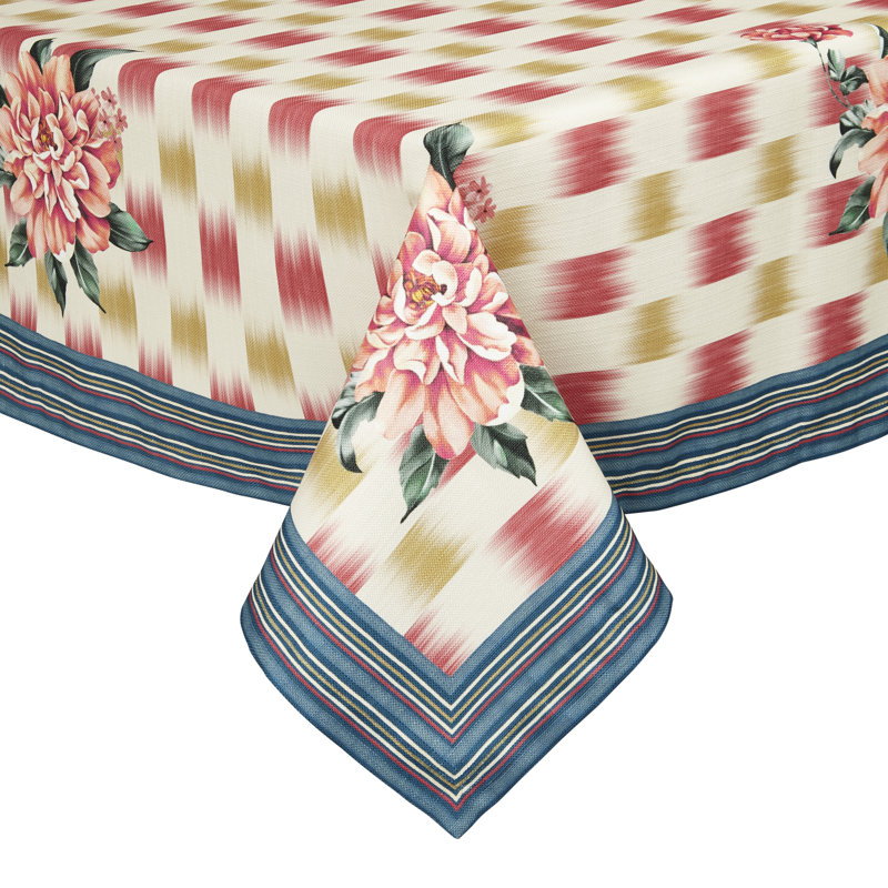 Bermuda Floral Tablecloth, 144" Rectangle