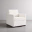 Upholstered Swivel Armchair-211387180