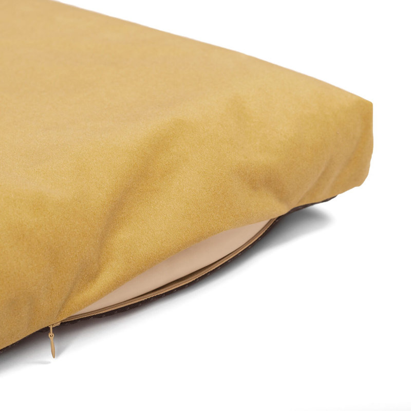 Polyester Pet Bed, 8cm H x 90cm W x 70cm D, Yellow
