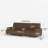 86.4" Oiled Wax Leather 3 Seater Sofa, Tufted Backrest-1651293338