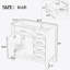 Meuble-lavabo 36 po sans lavabo, base d'armoire seulement, armoire de salle de bain-126590392