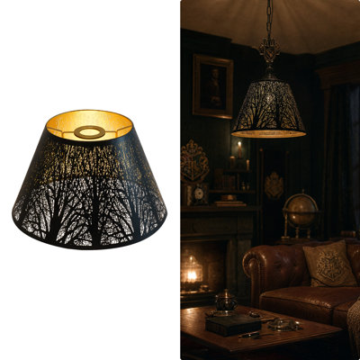 Lamp shades For Table Lamp 7" Top x 13" Bottom x7.8" High,Metal Lamp Shades | Lamp shades replacement for Table Lamp Floor Lamp Pendant Light, Easy Install