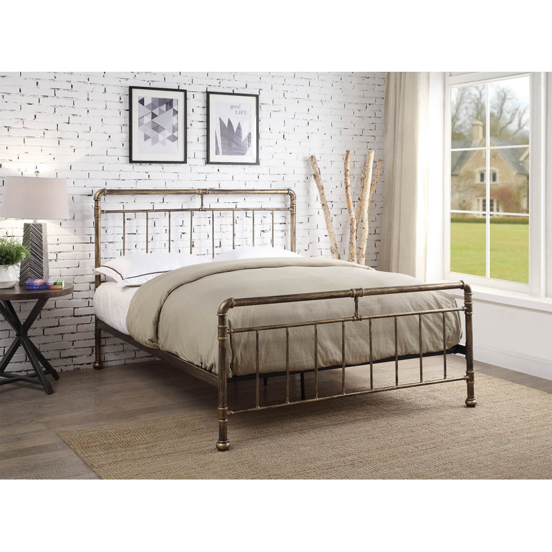 Alsip Bed, Antique Bronze, Kingsize (5')