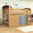 Loft Bed with Cabinet, Wardrobe and LED-1674337243-1674337240