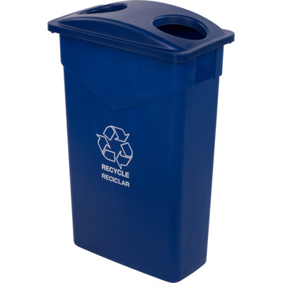 Poubelle de recyclage & trimline trottoir trash