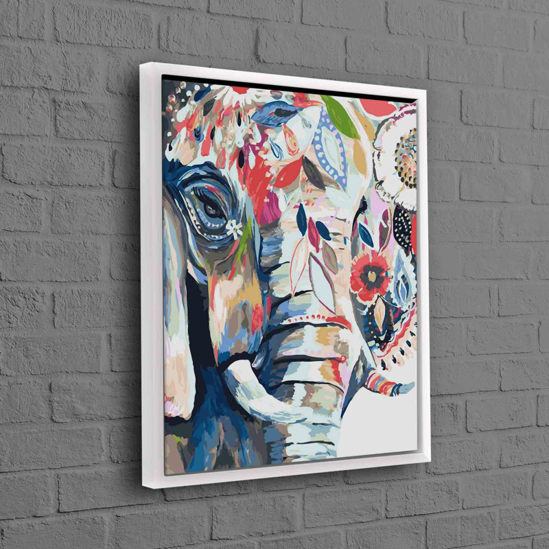 Print on Canvas, White, Framed Print without Mat, 30 cm H x 20 cm W
