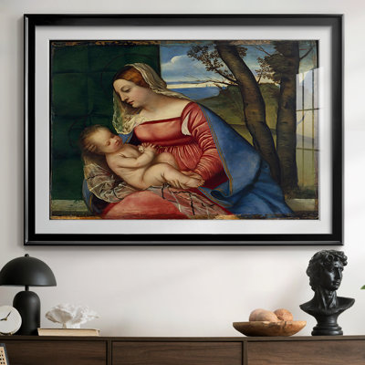 Madonna and Child (The Lochis Madonna) -Titien-Toile tendue avec châssis-c. 1508-1510