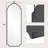 16"x47" Arched Iron Wall Mirror - Metal Door Mirror with Tempered Glass-920343913