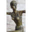 Statue danseuse turque Art Deco en bronze par D.H. Chiparus sur base de marbre