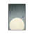 White Floater Framed