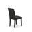 9-piece Dining Room Table Set a Rectangular Dining Table and a wooden Bench and 7 Black Linen Fabric Dining Chair, Wire Brushed Black-411996745-411996748-433722640