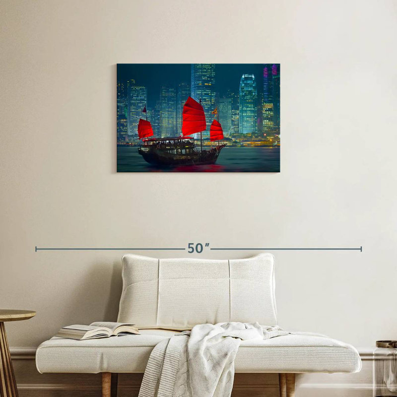 Mehar Tour Boat In Hong Kong, 20" H x 30" W