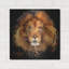  «Lion Portrait» par Kajenna, art mural en métal, 24 po x 24 po-934405344