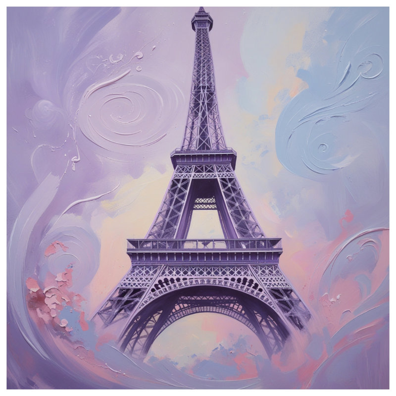 Eiffel Tower Throw Pillow, Architecture Double Sided Pillows, 20 x 20 inches