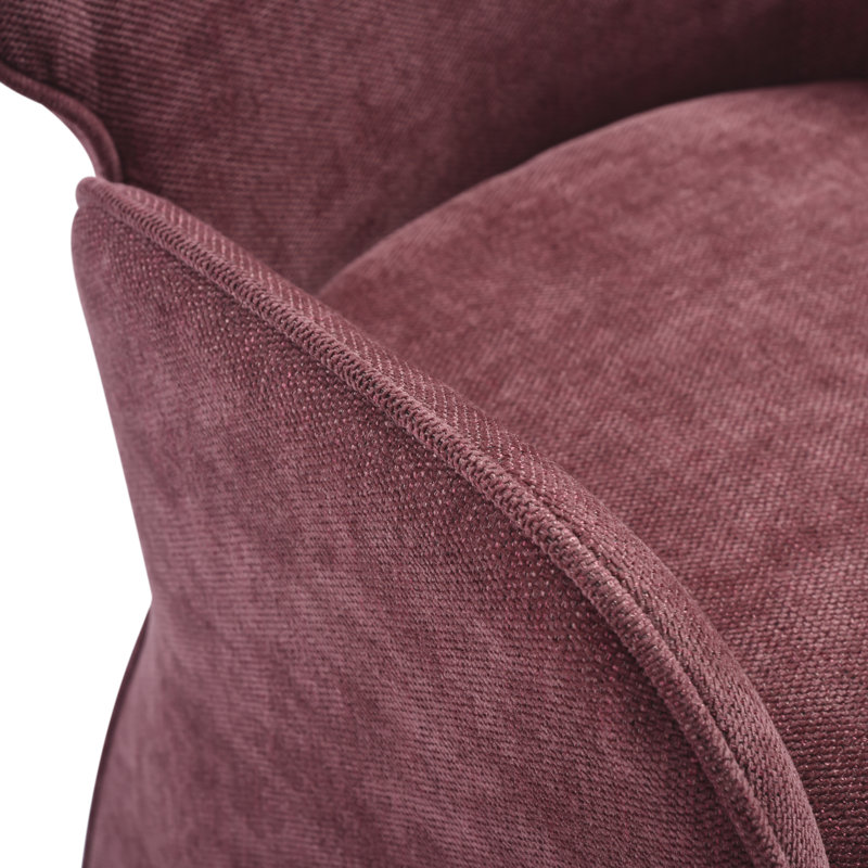 Chaise rembourrée Keeler, Mauve