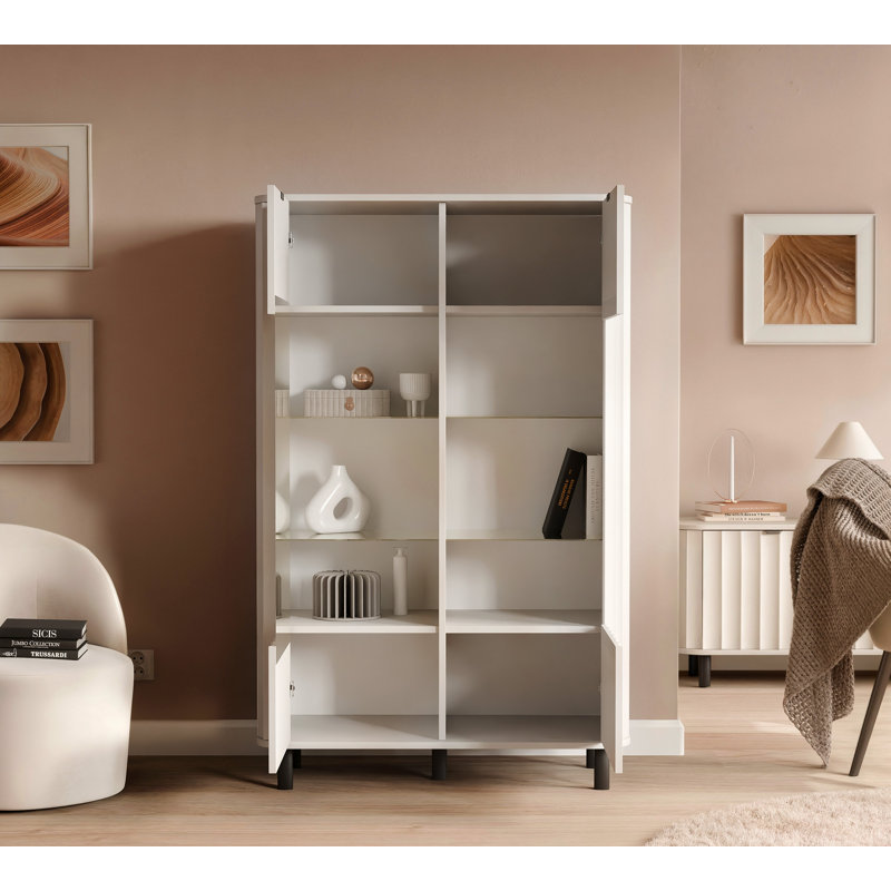 Rectangle Accent Cabinet, White