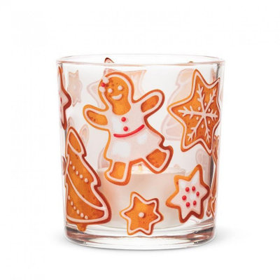 Porte-bougie votive Gingerbread Cookies