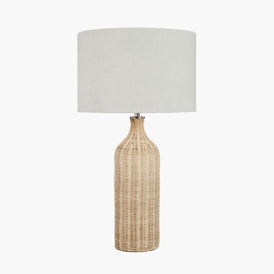 Anika Rattan Table Lamp