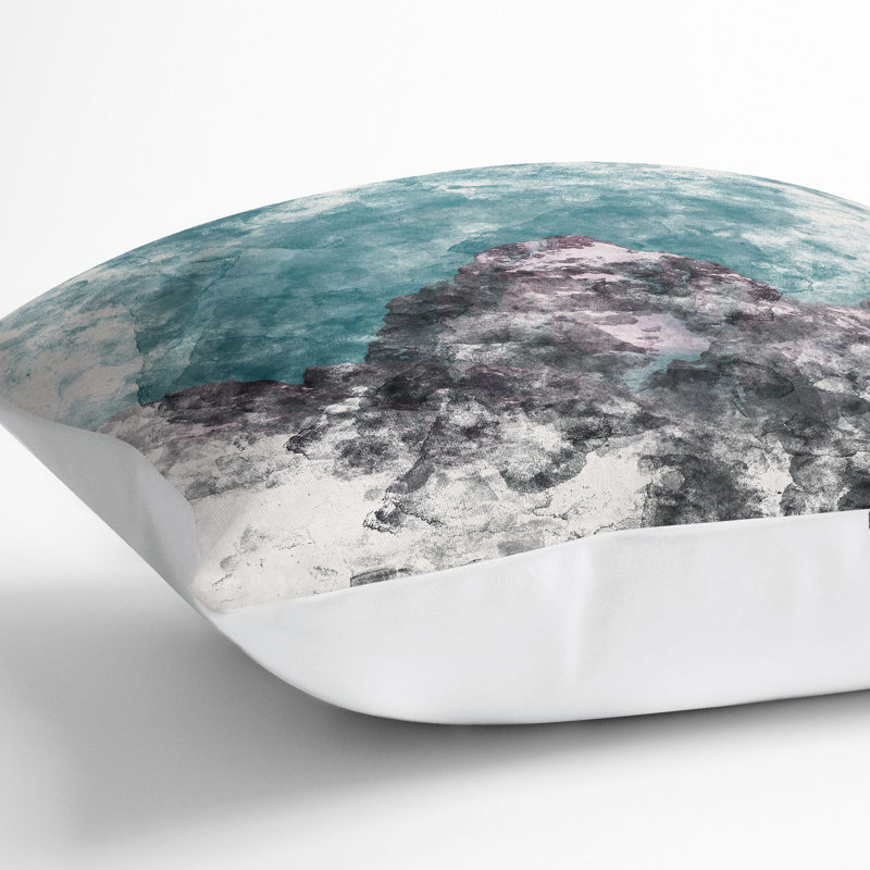 Square Throw Cushion, 55cm H x 55cm W x 20cm D, White