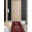 Tapis de couloir unique en laine noué à la main de style années 2000 de 3 pi 3 po x 9 pi 5 po en rouge / beige / bleu marine Angelicamaria