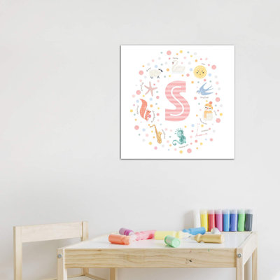Lettre S - impression d'art graphique