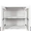 Armoire murale, armoire murale avec porte vitrée, armoire flottante avec tablettes réglables pour la cuisine, la salle de bain et le salon