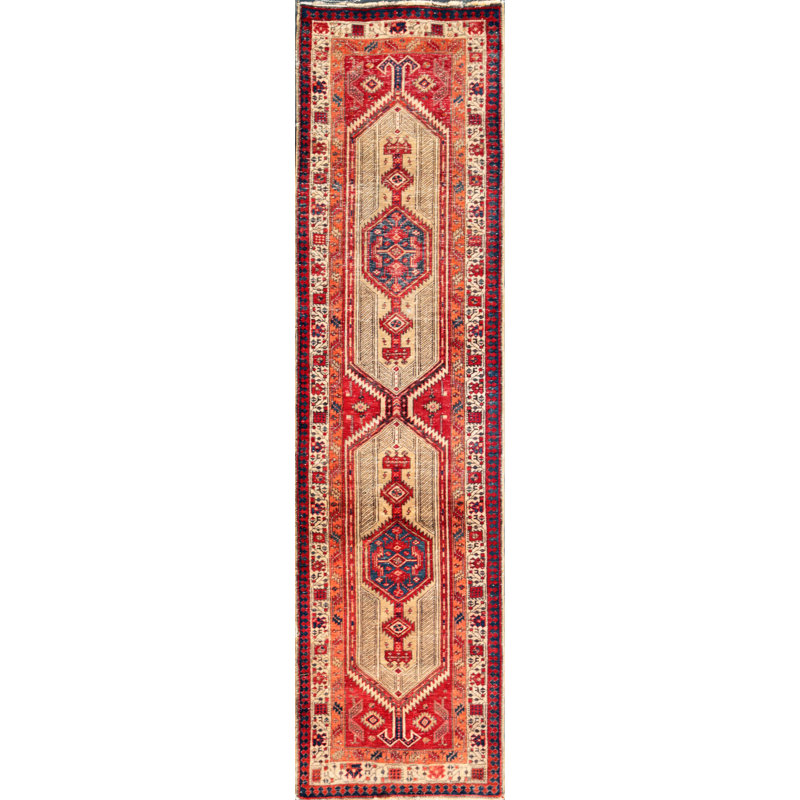 Vintage One-of-a-Kind 3'1" X 11'9" Area Rug