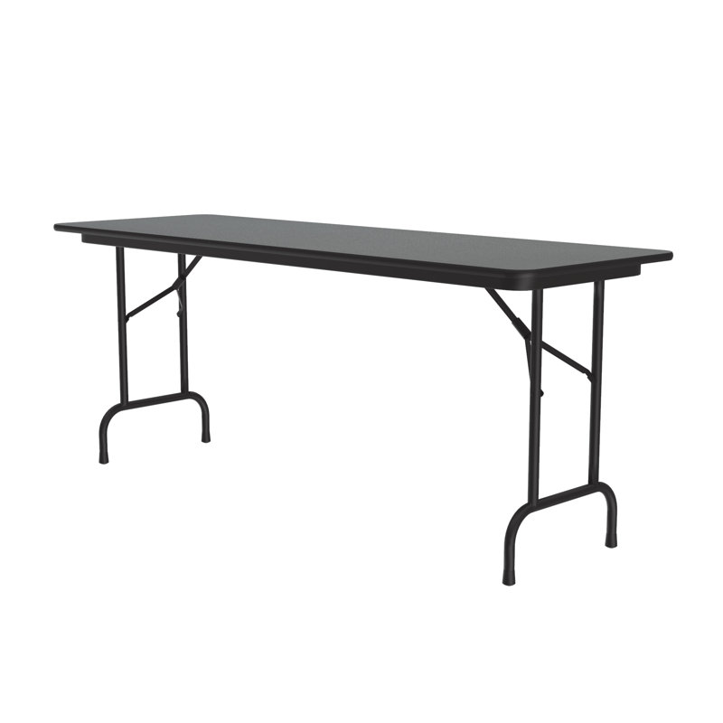 Table pliante rectangulaire 72'', Brun foncé / brun, H 29 po x L 96 po x l 36 po