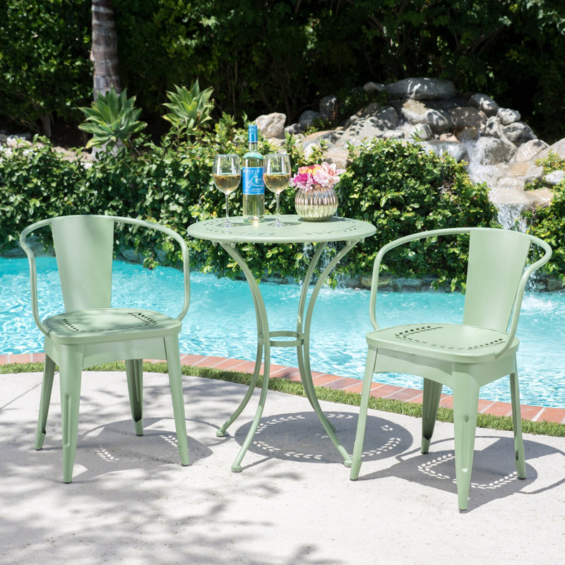 ENSEMBLE MÉTAL 3 PCS LOURDES
