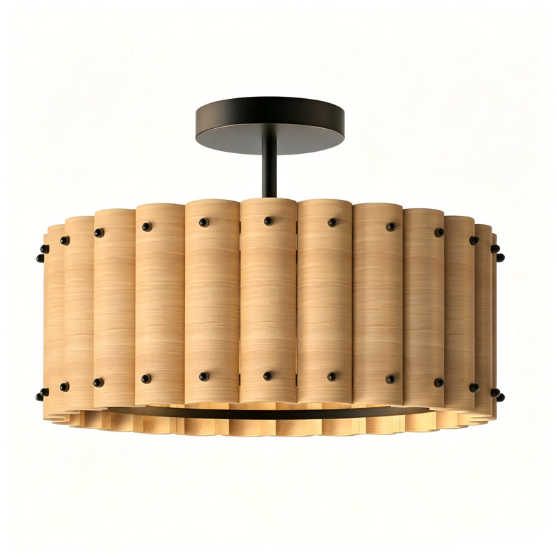 Wood Flush Mount