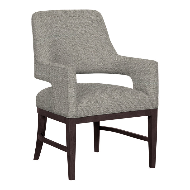 Chaise avec accoudoirs Josie Grande, Polyester 3152 Lin, Montego Bay