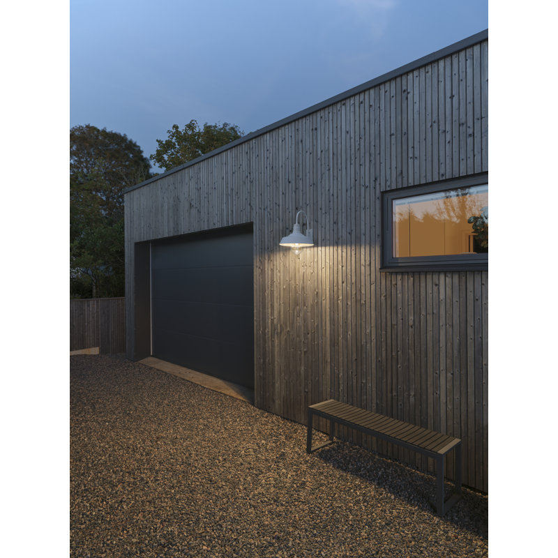 Trapani Outdoor Wall Light Down, White