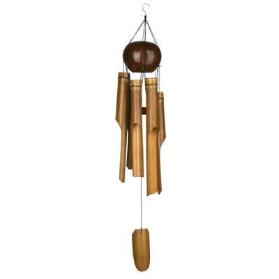 Wood Plants & Flowers Wind Chime