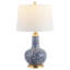 Lampe de table bleue 25,5 "Schley
